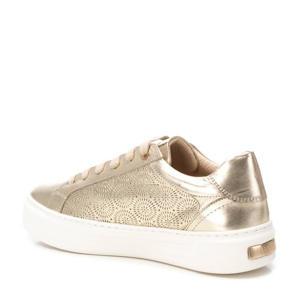 CARMELA 126058 GOLD LEATHER TRAINER