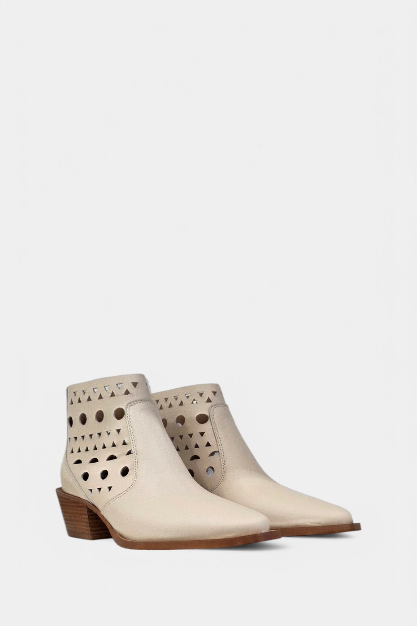 ALPE 5372 CREAM LEATHER BOOT