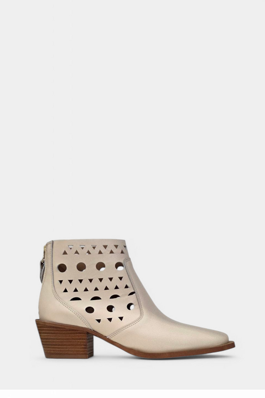 ALPE 5372 CREAM LEATHER BOOT