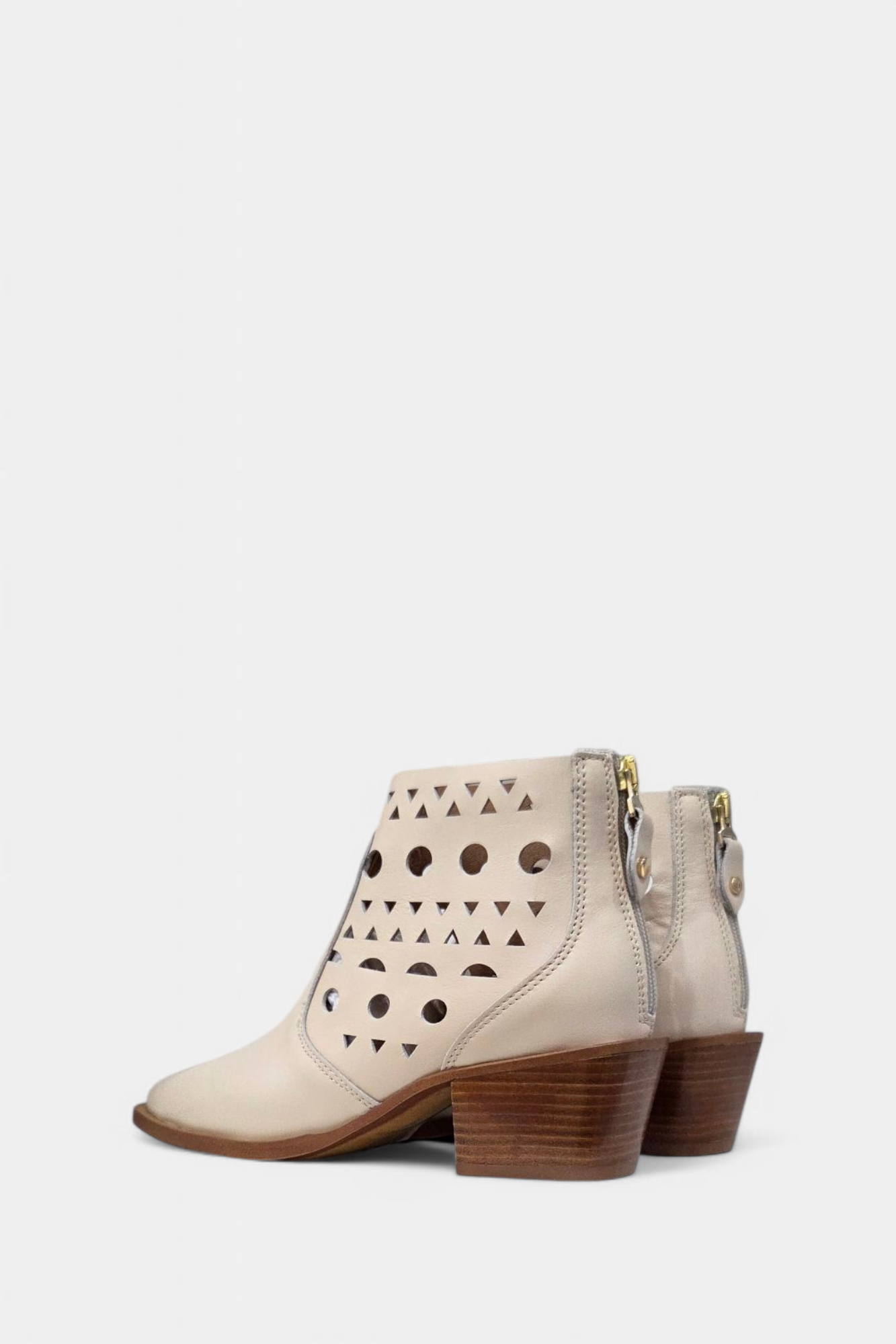 ALPE 5372 CREAM LEATHER BOOT