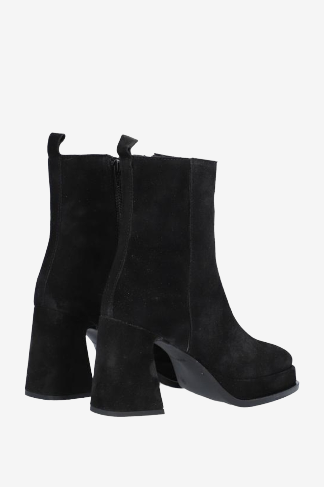 ALPE 2749 BLACK SUEDE PLATFORM BOOT