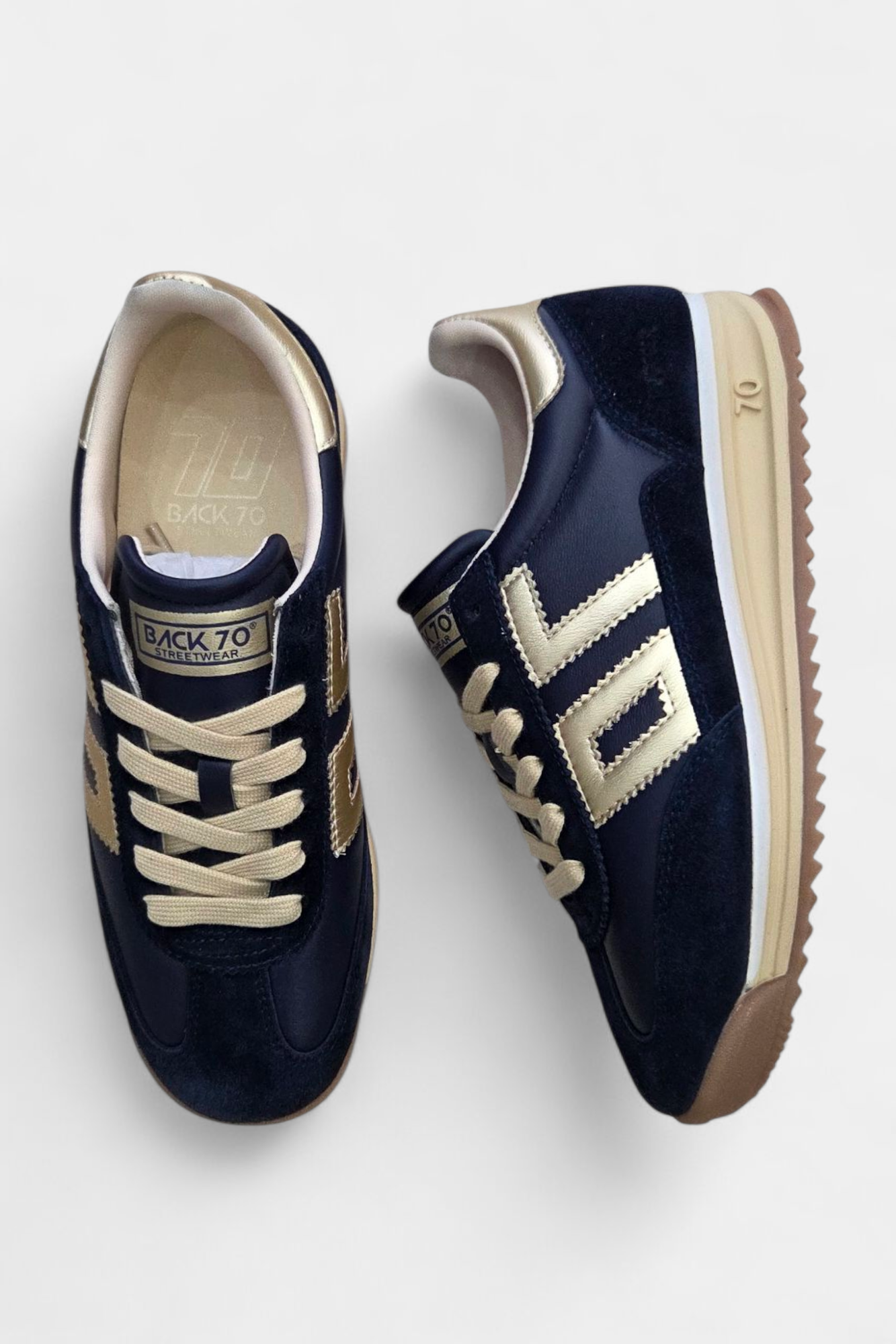 BACK70 NAVY/ GOLD JOGGER