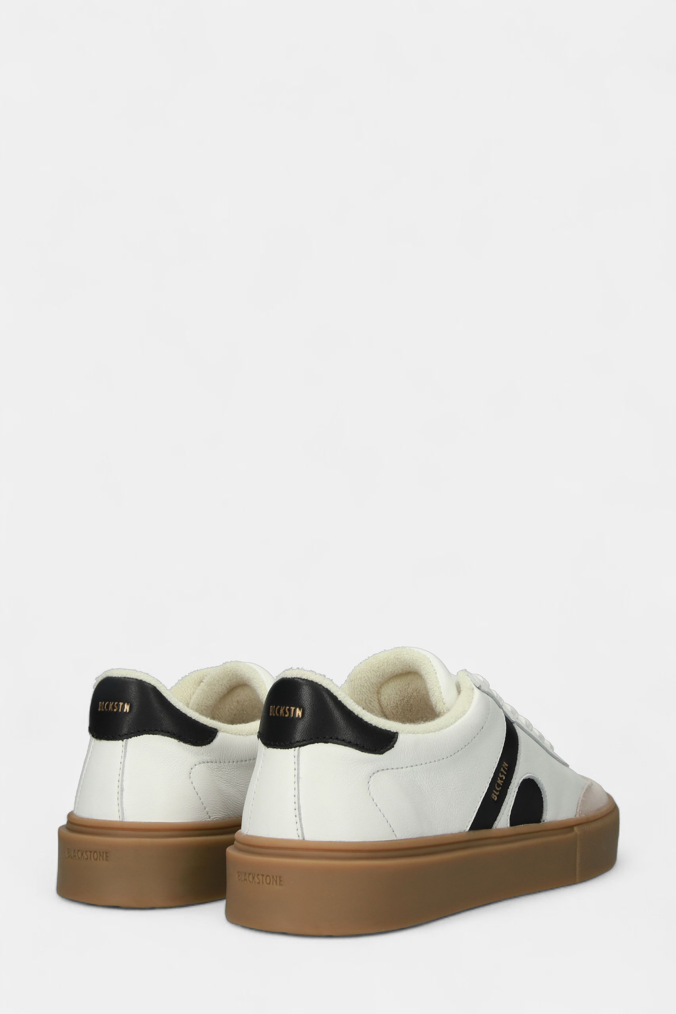 BLACKSTONE 280 WHITE LEATHER TRAINER