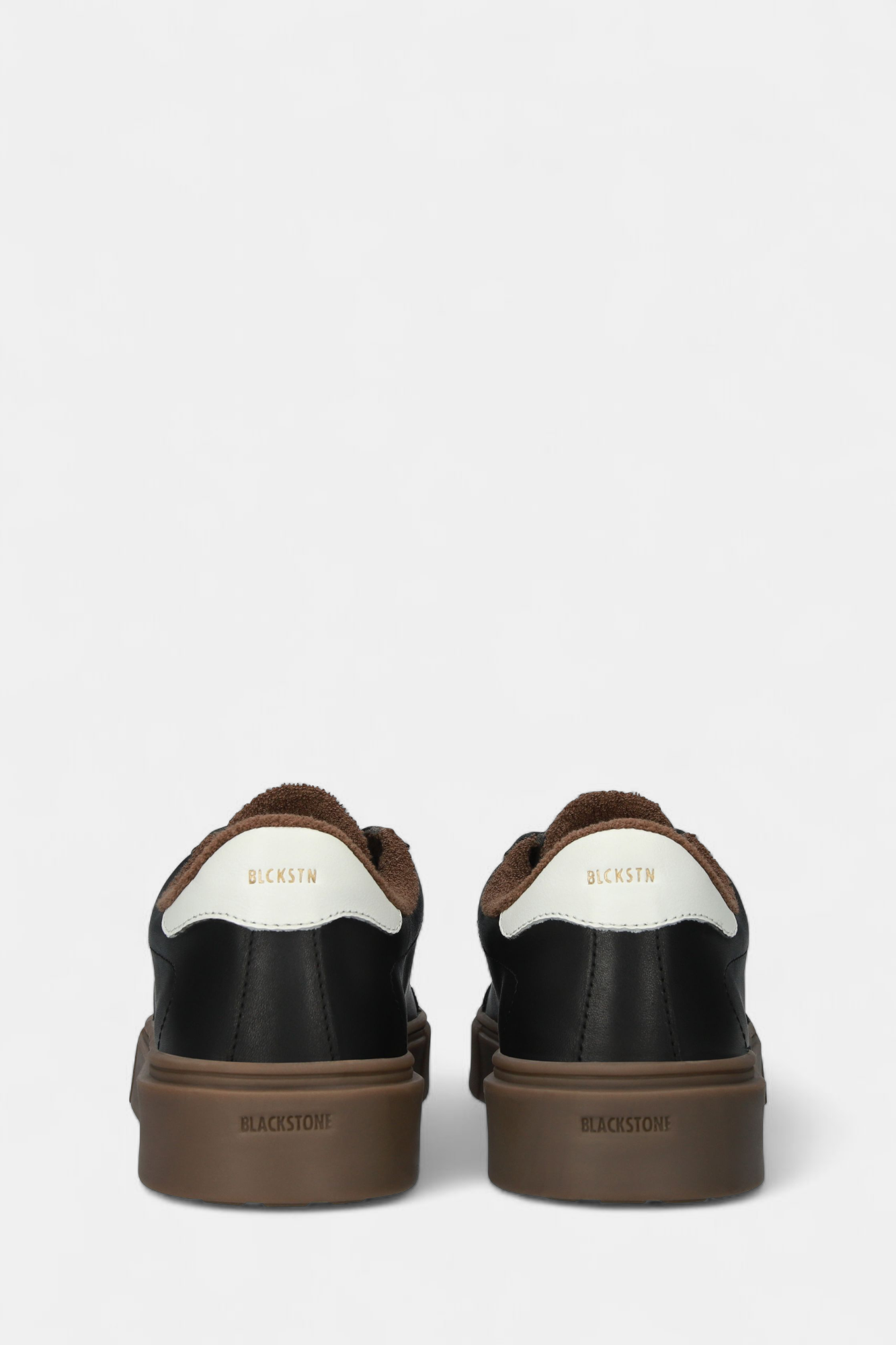 BLACKSTONE 280 BLACK LEATHER TRAINER