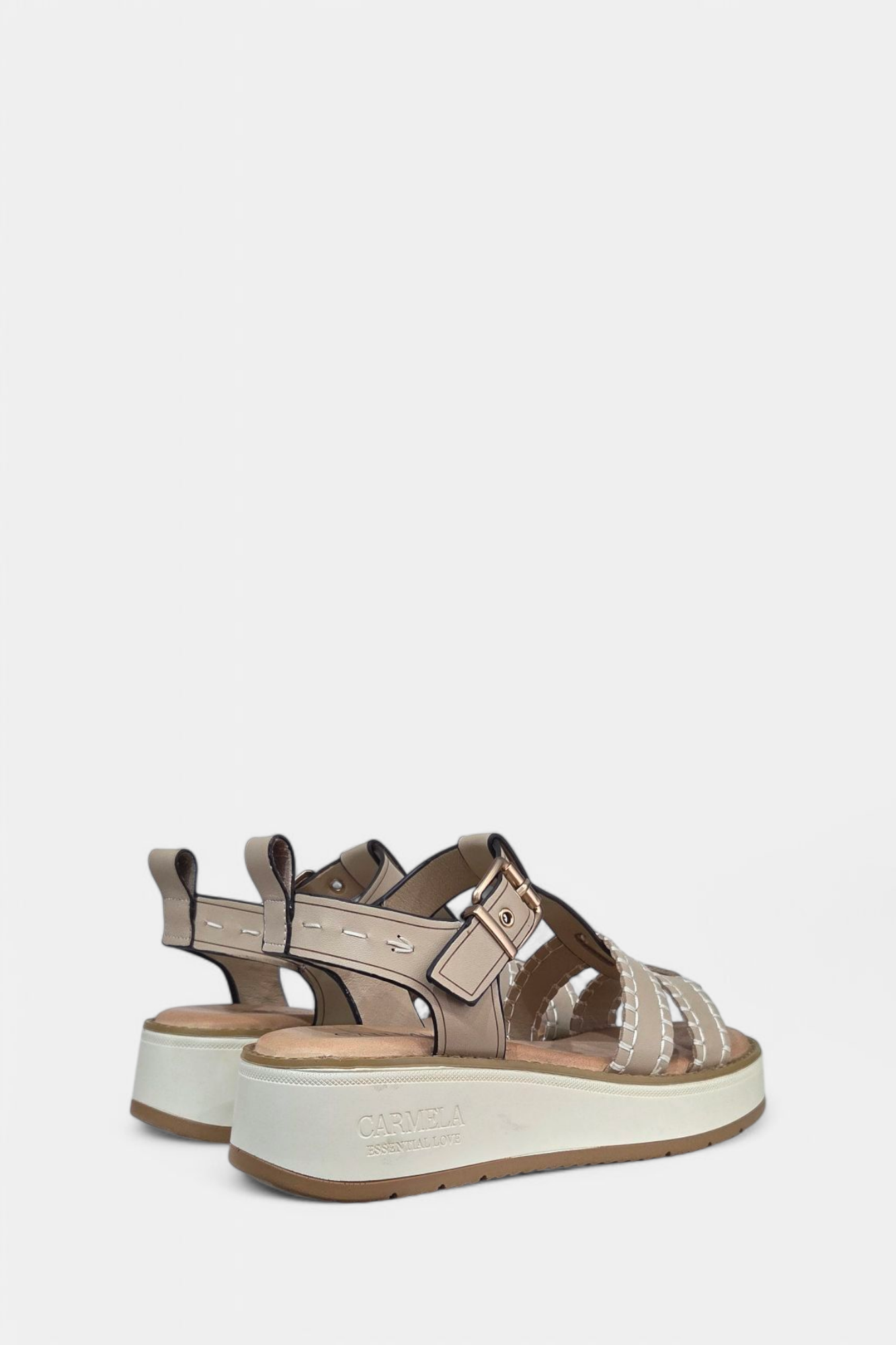 CARMELA 162247 BEIGE LEATHER SANDAL