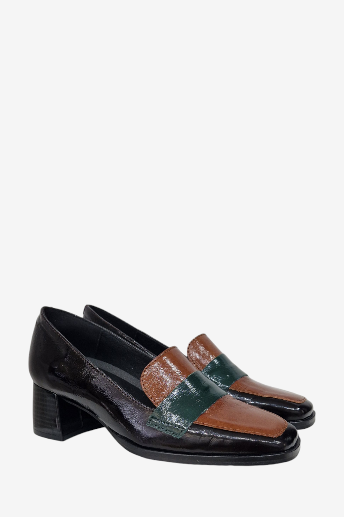D'CHICAS 4725 HEELED LEATHER LOAFER