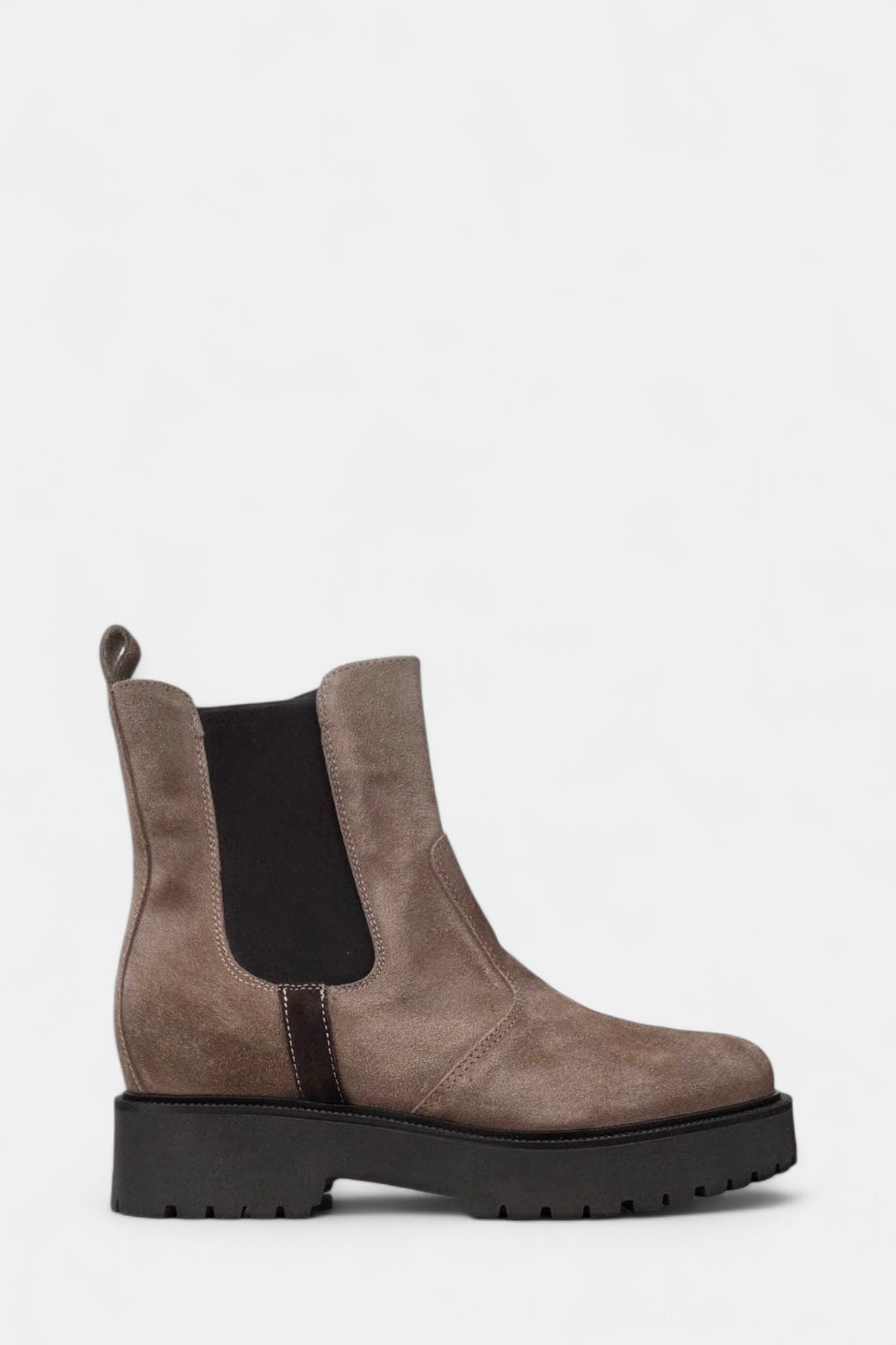 DONNA SERENA TAUPE SUEDE CHELSEA BOOT