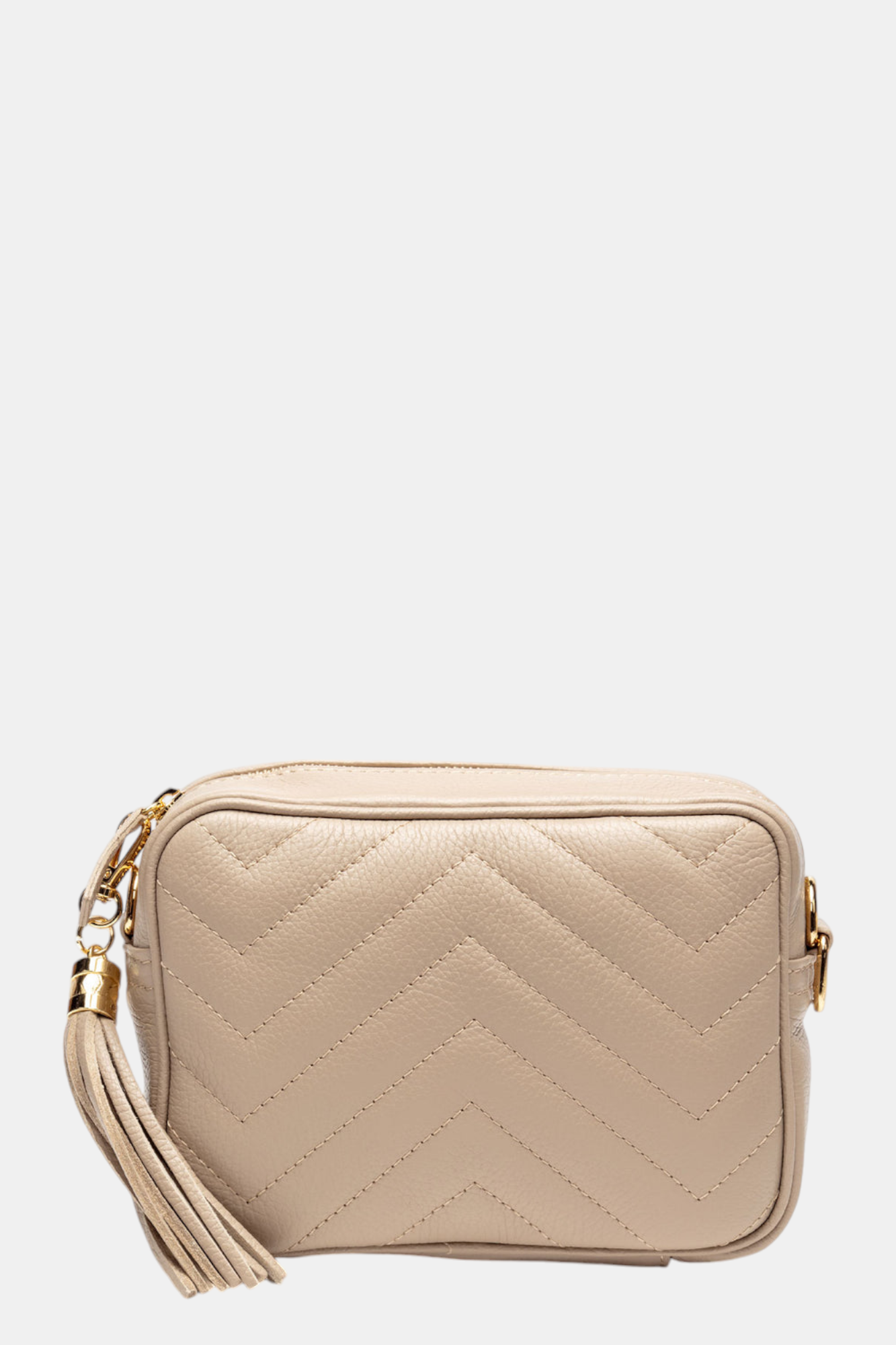 ELIE BEAUMONT QUILTED BISCUIT LEATHER BAG