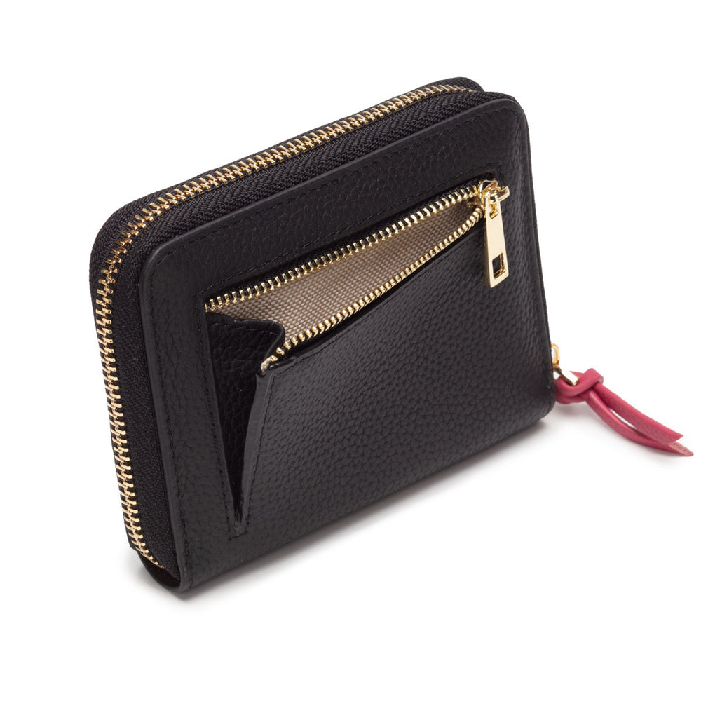 ELIE BEAUMONT BLACK LEATHER WALLET