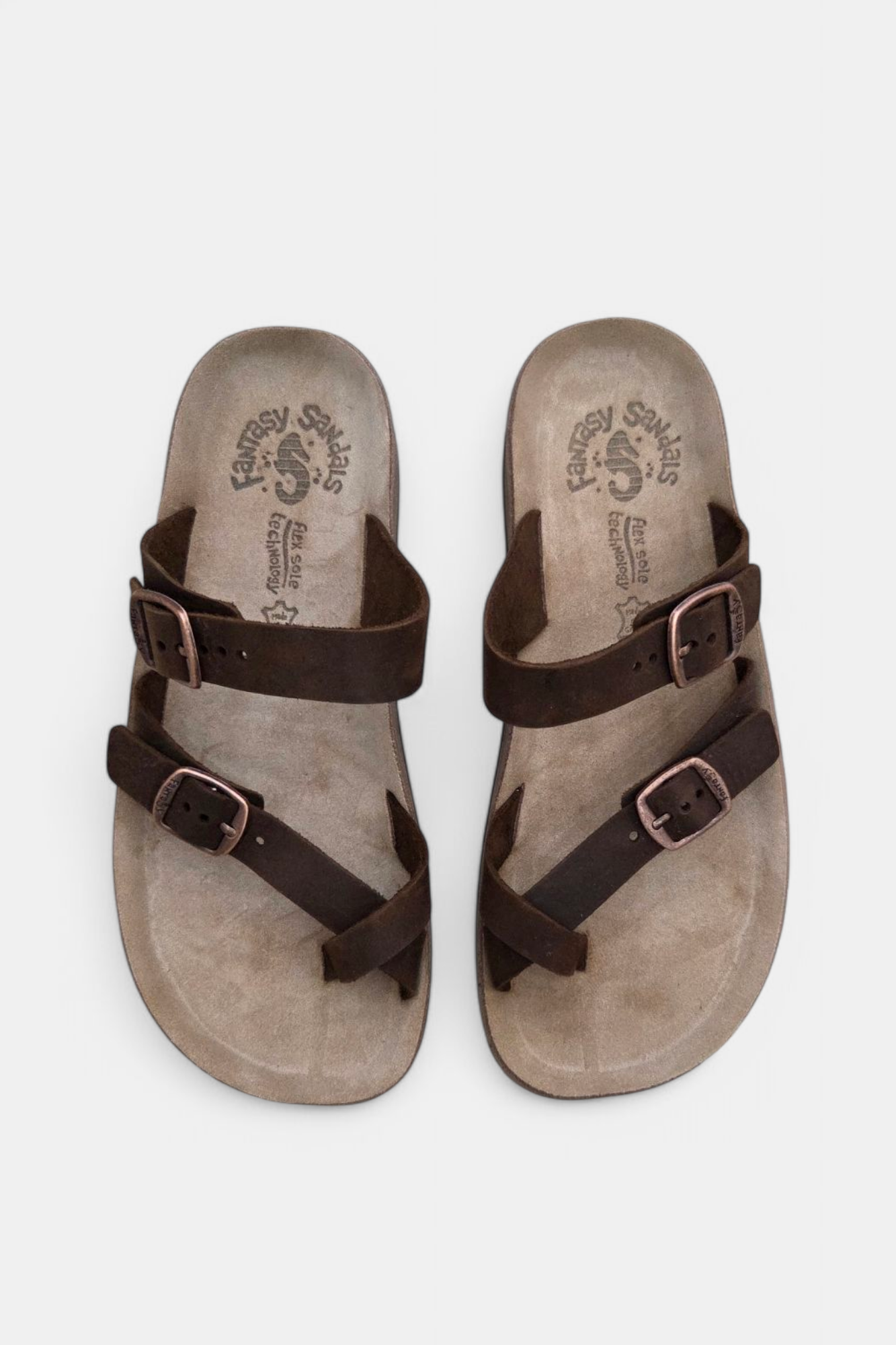 FANTASY SANDALS CATERINA BROWN SANDALS