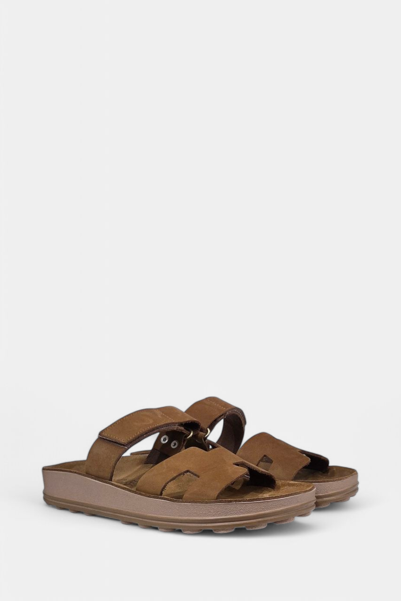 FANTASY SANDALS BIANCA BROWN SUEDE SANDALS