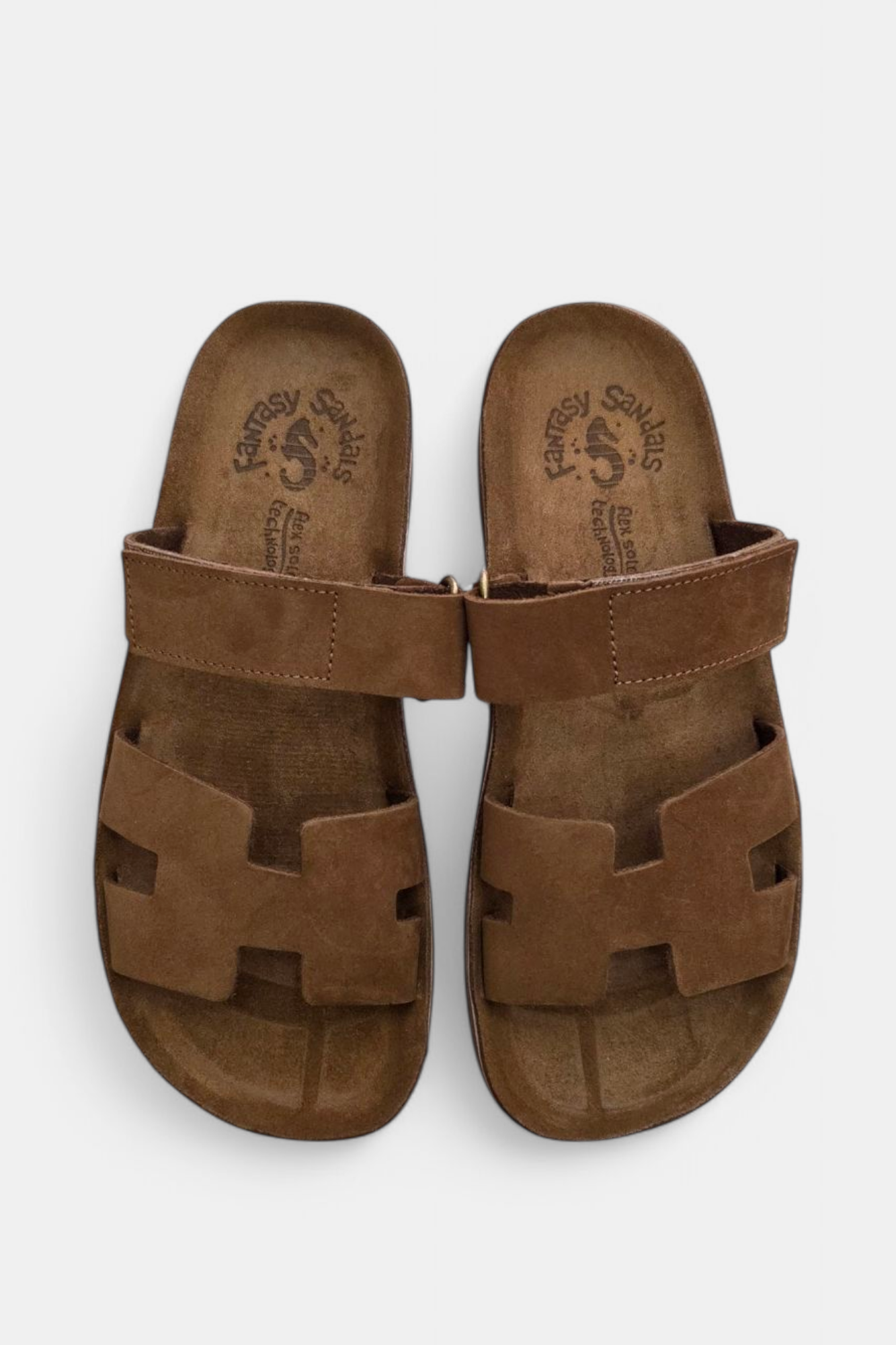 FANTASY SANDALS BIANCA BROWN SUEDE SANDALS