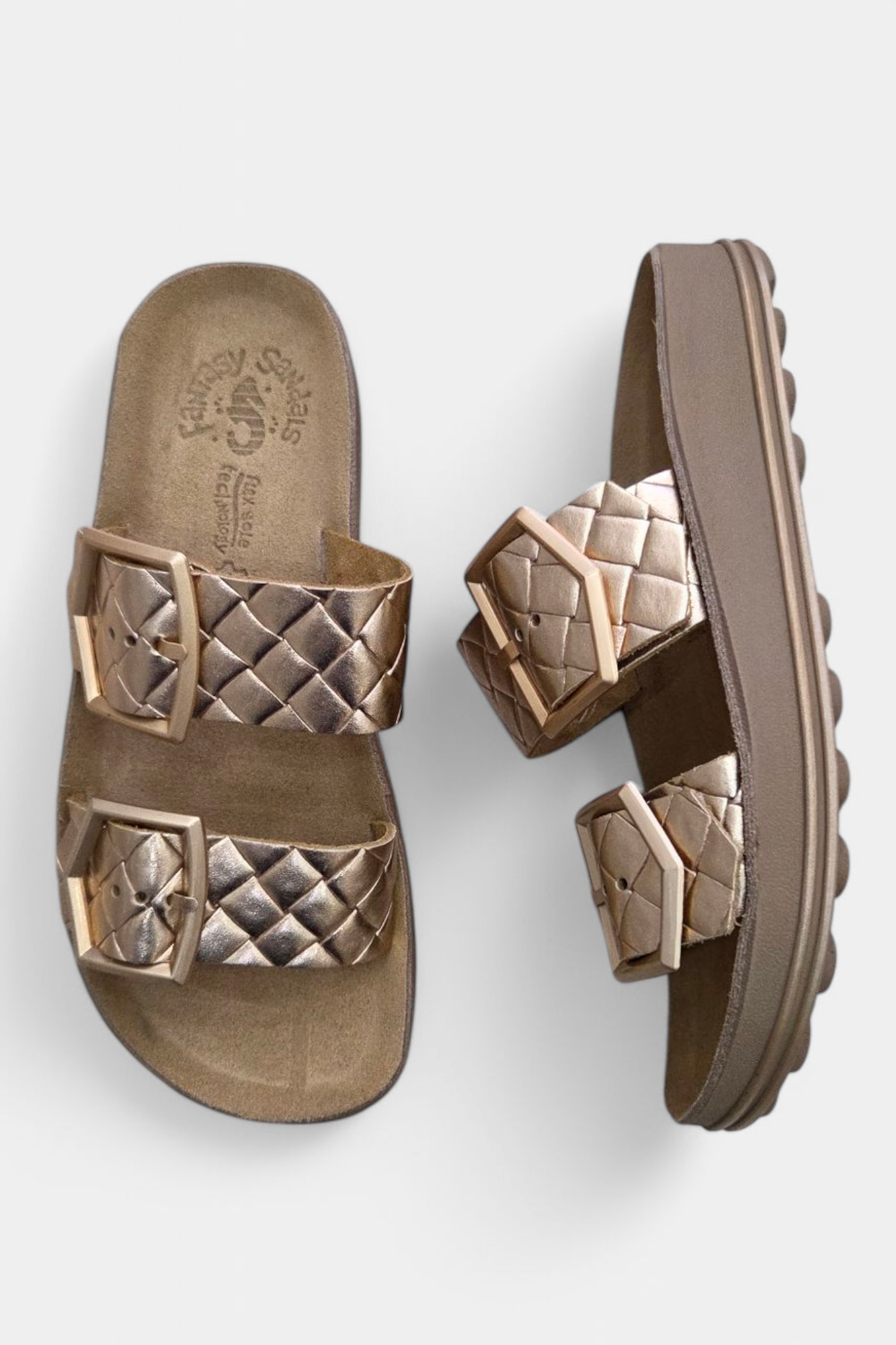 FANTASY SANDALS TAYLOR ROSE GOLD SANDALS