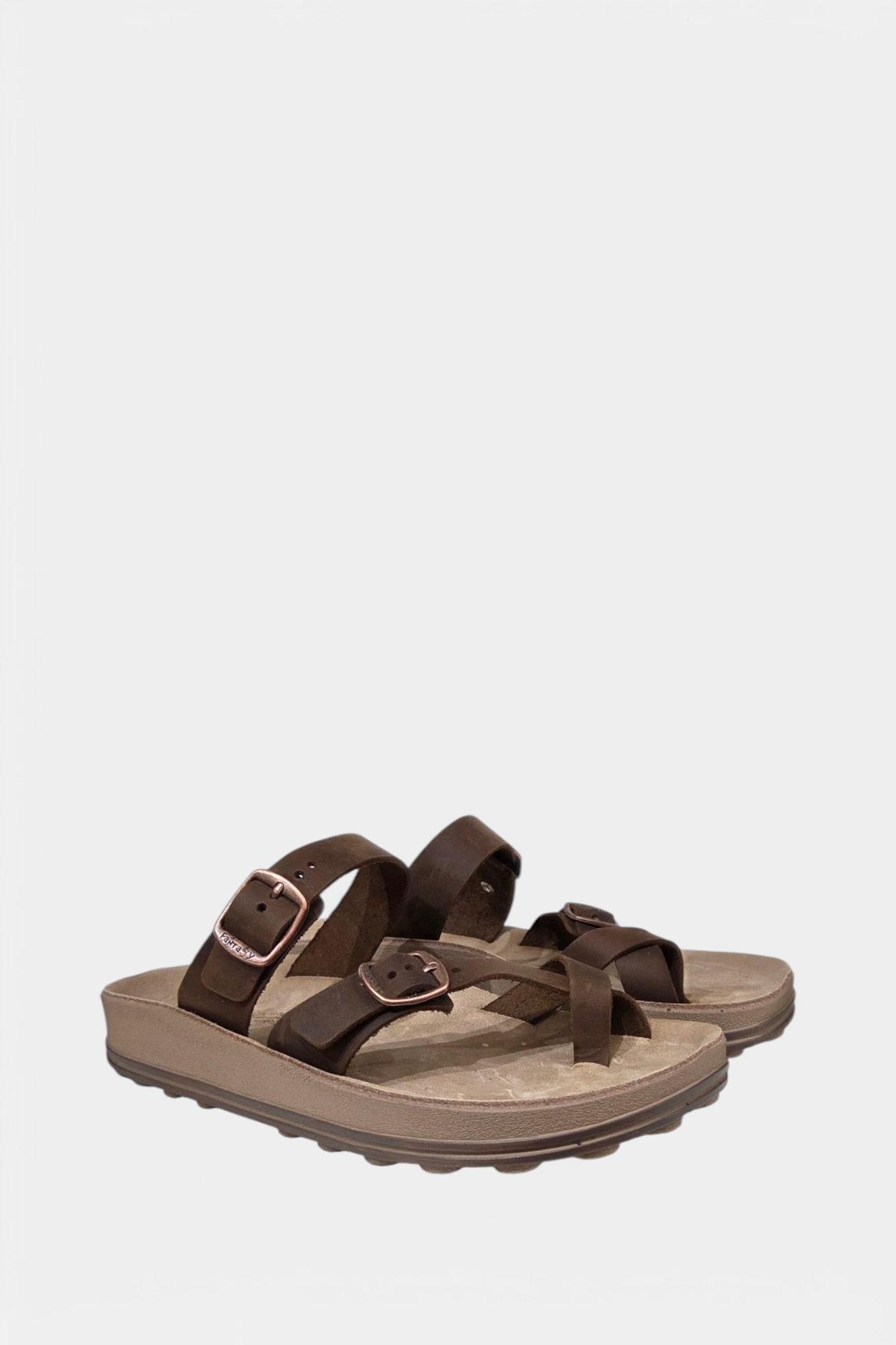 FANTASY SANDALS CATERINA BROWN SANDALS