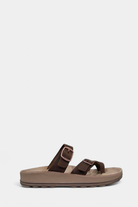 FANTASY SANDALS CATERINA BROWN SANDALS