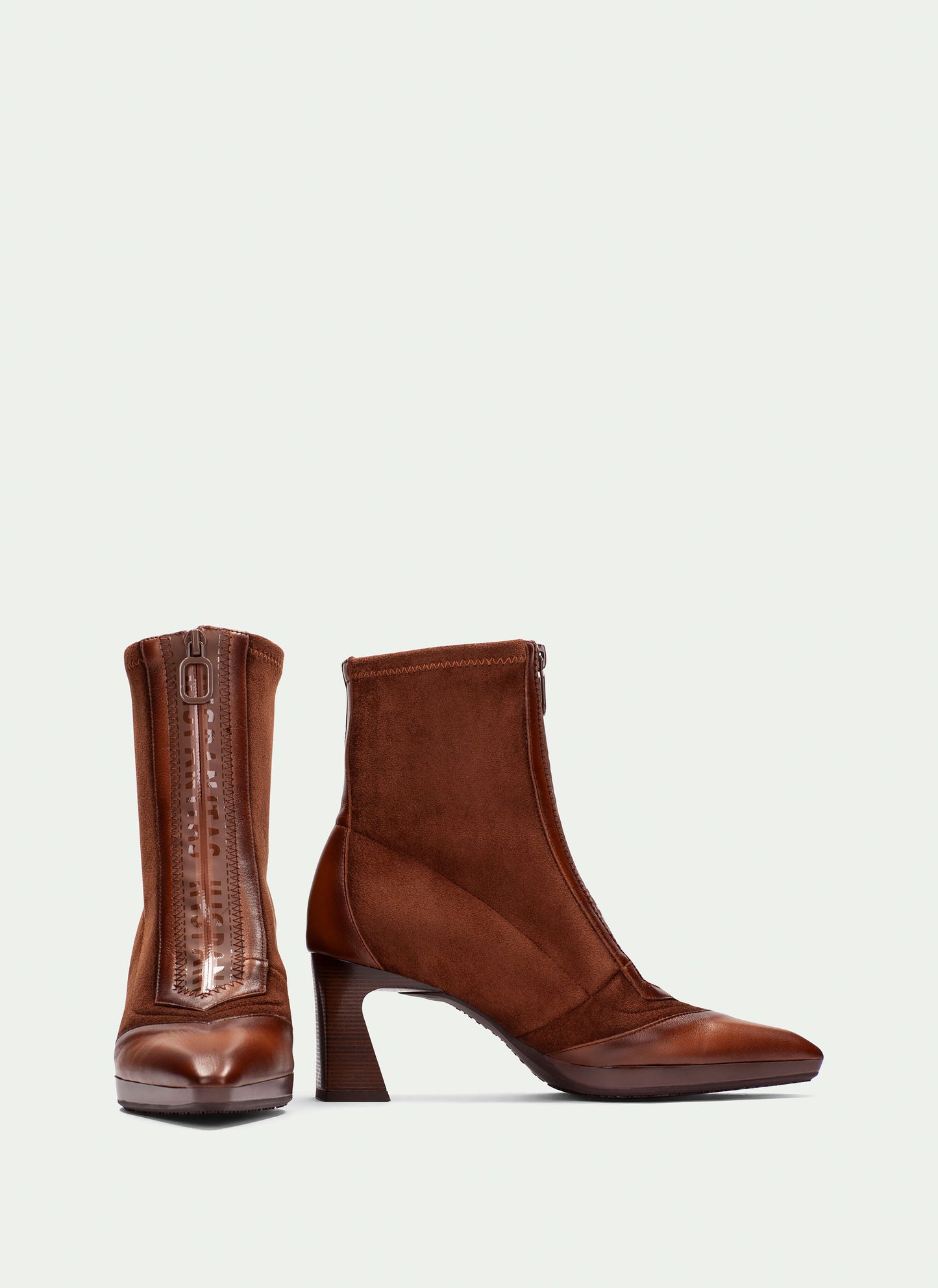 HISPANITAS SHOES HI254186 TAN LEATHER SUEDE SOCK BOOT