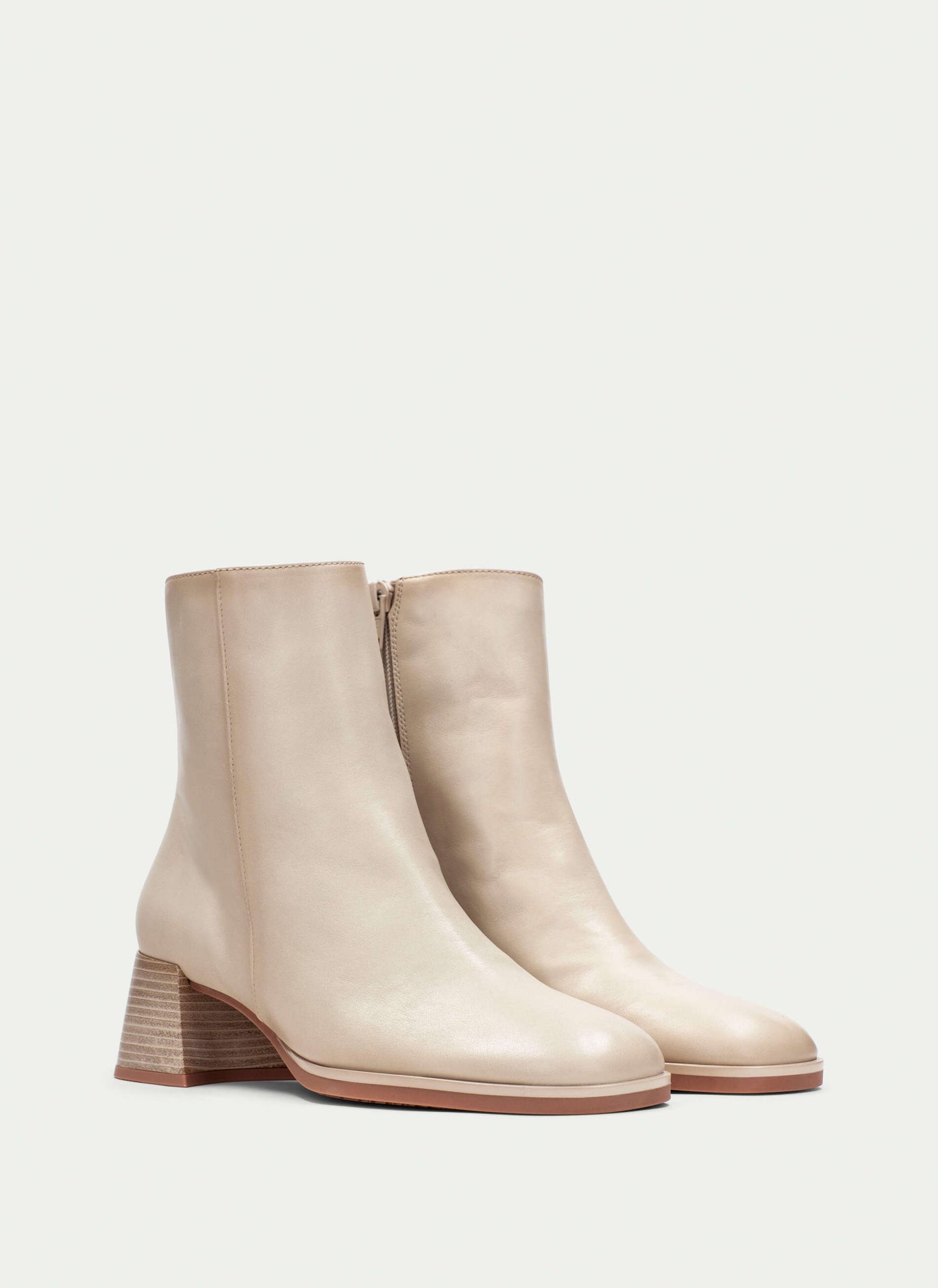 HISPANITAS 243702 CREAM LEATHER BOOT