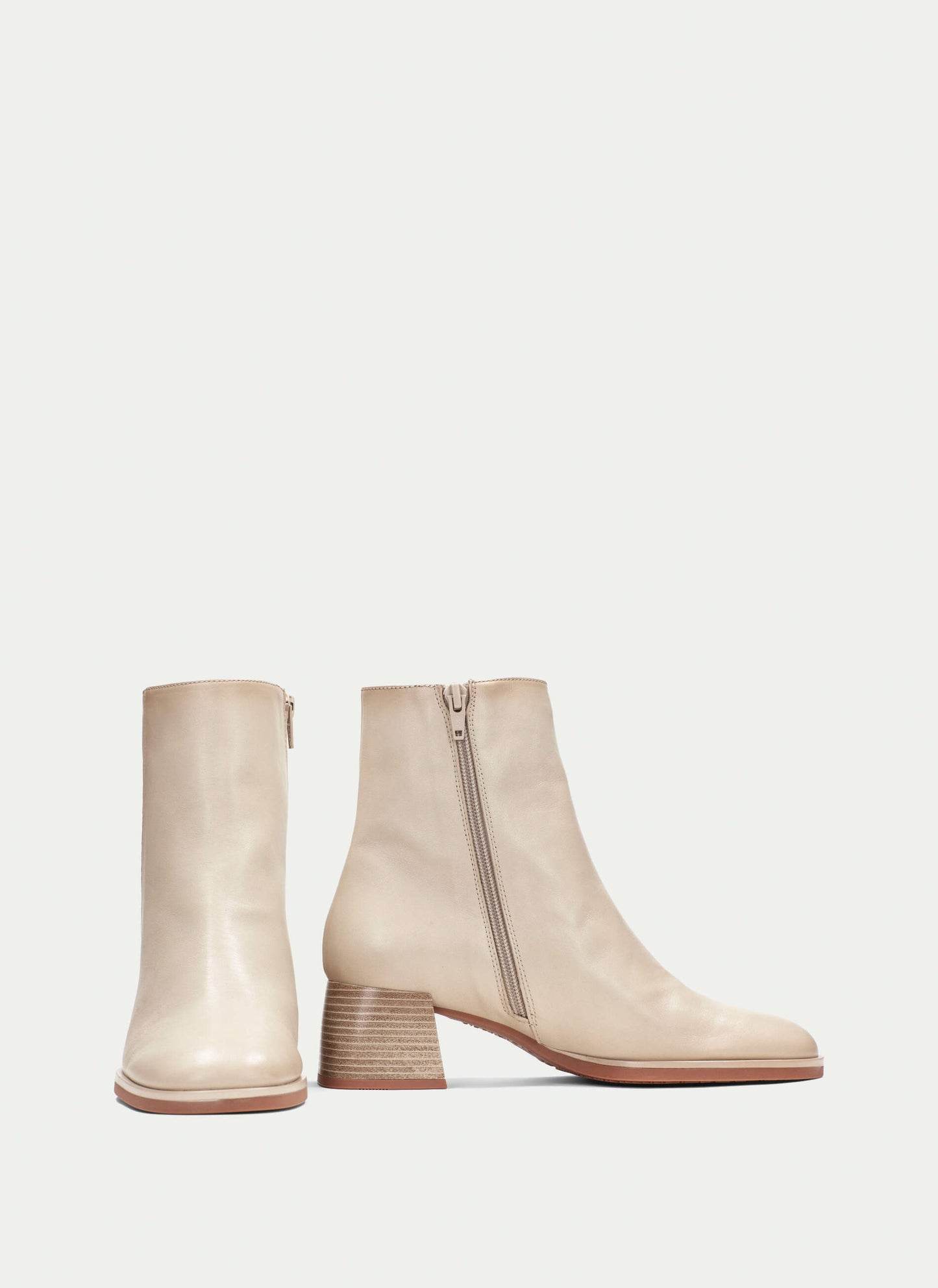 HISPANITAS 243702 CREAM LEATHER BOOT