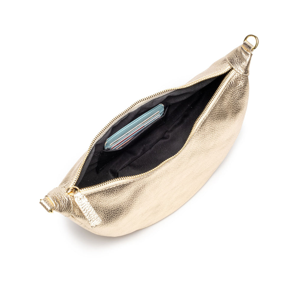 ELIE BEAUMONT HOBO GOLD LEATHER BAG
