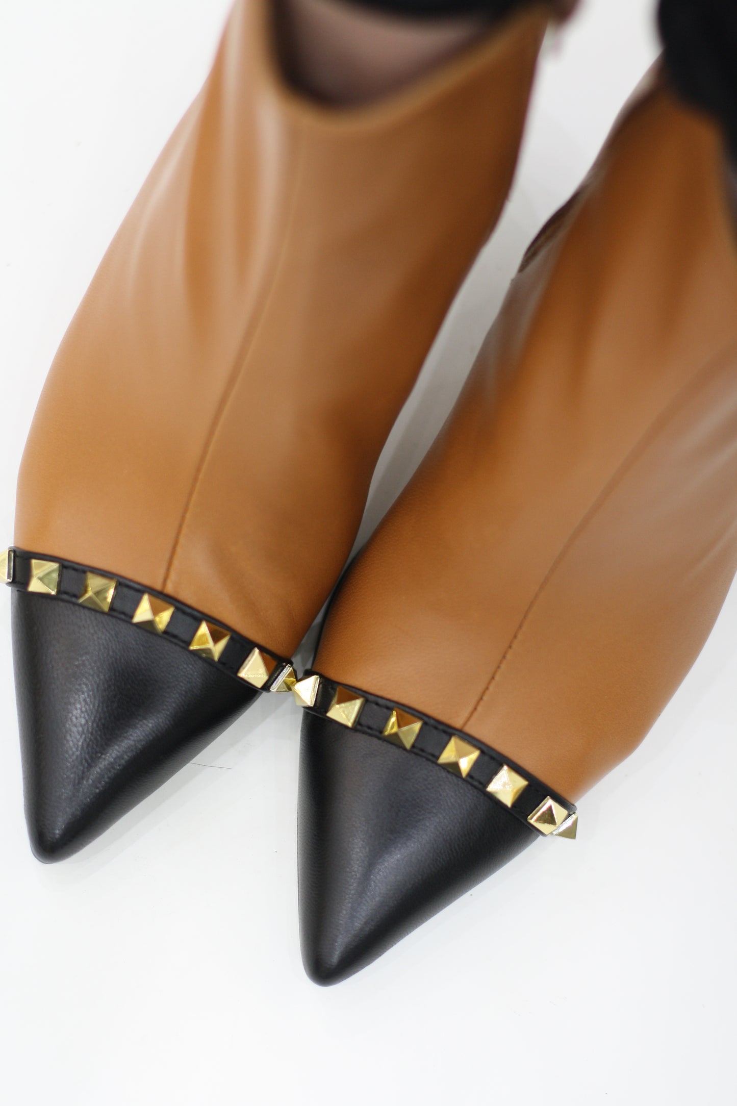 MARIAN 12602 TAN HEELED LEATHER BOOT