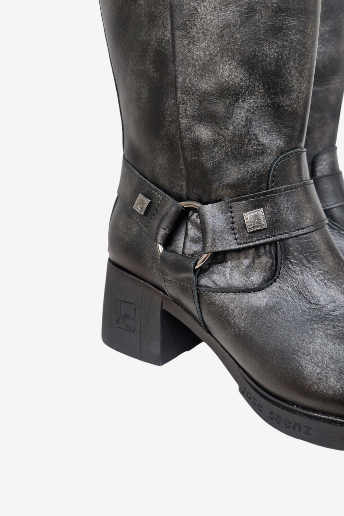 JOSE SAENZ 5438 PEWTER LEATHER BOOT