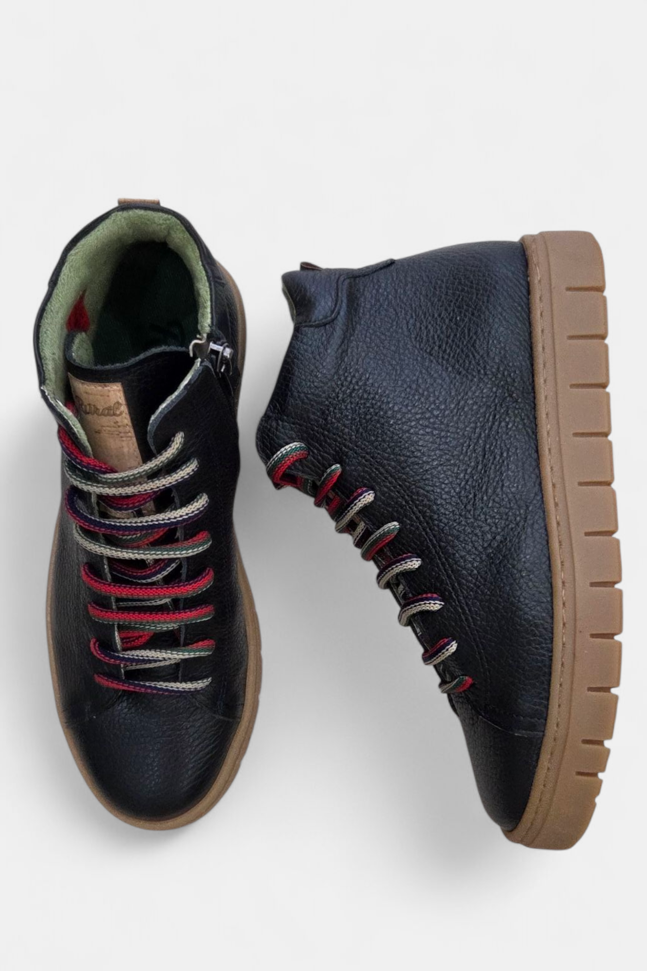 JOSE SAENZ RURAL BLACK LEATHER BOOTS