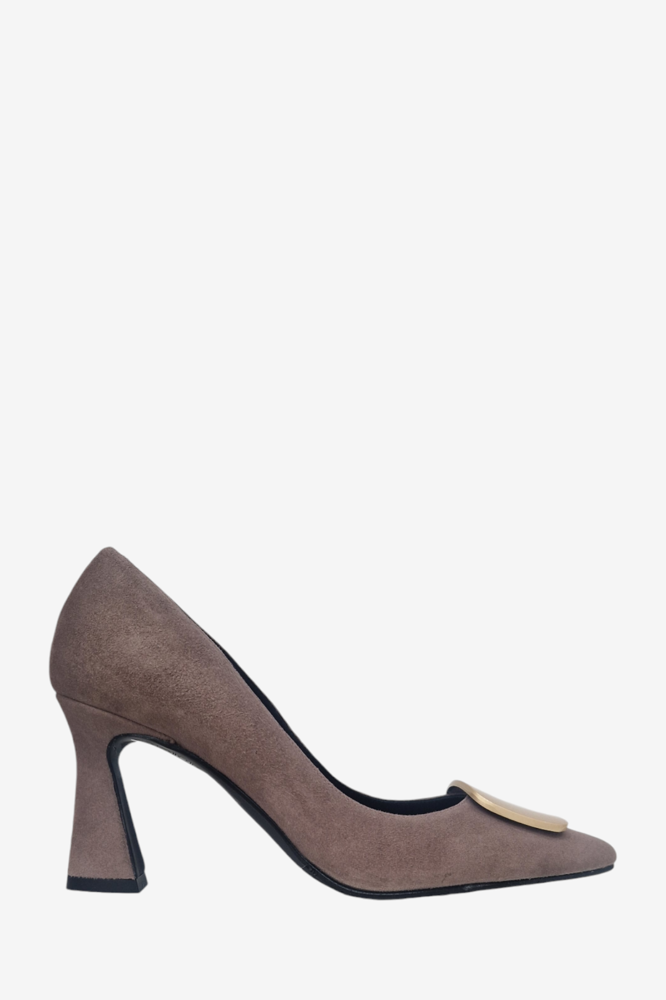 LODI RUDILA MINK LEATHER SUEDE HEEL