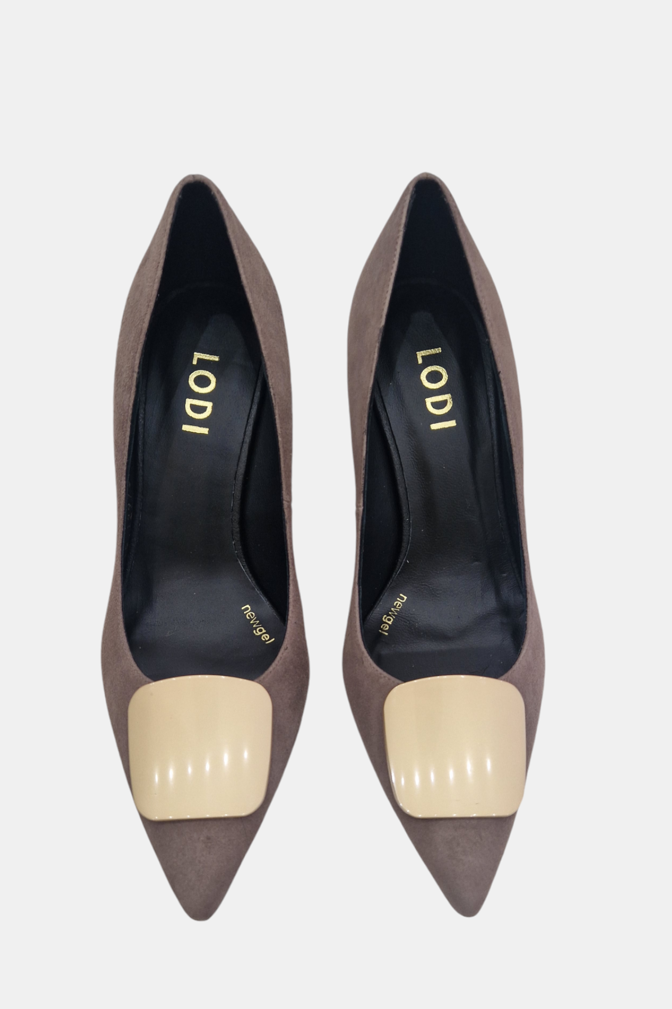 LODI RUDILA MINK LEATHER SUEDE HEEL