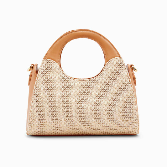 VANESSA WU TESSA CAMEL/BEIGE BAG