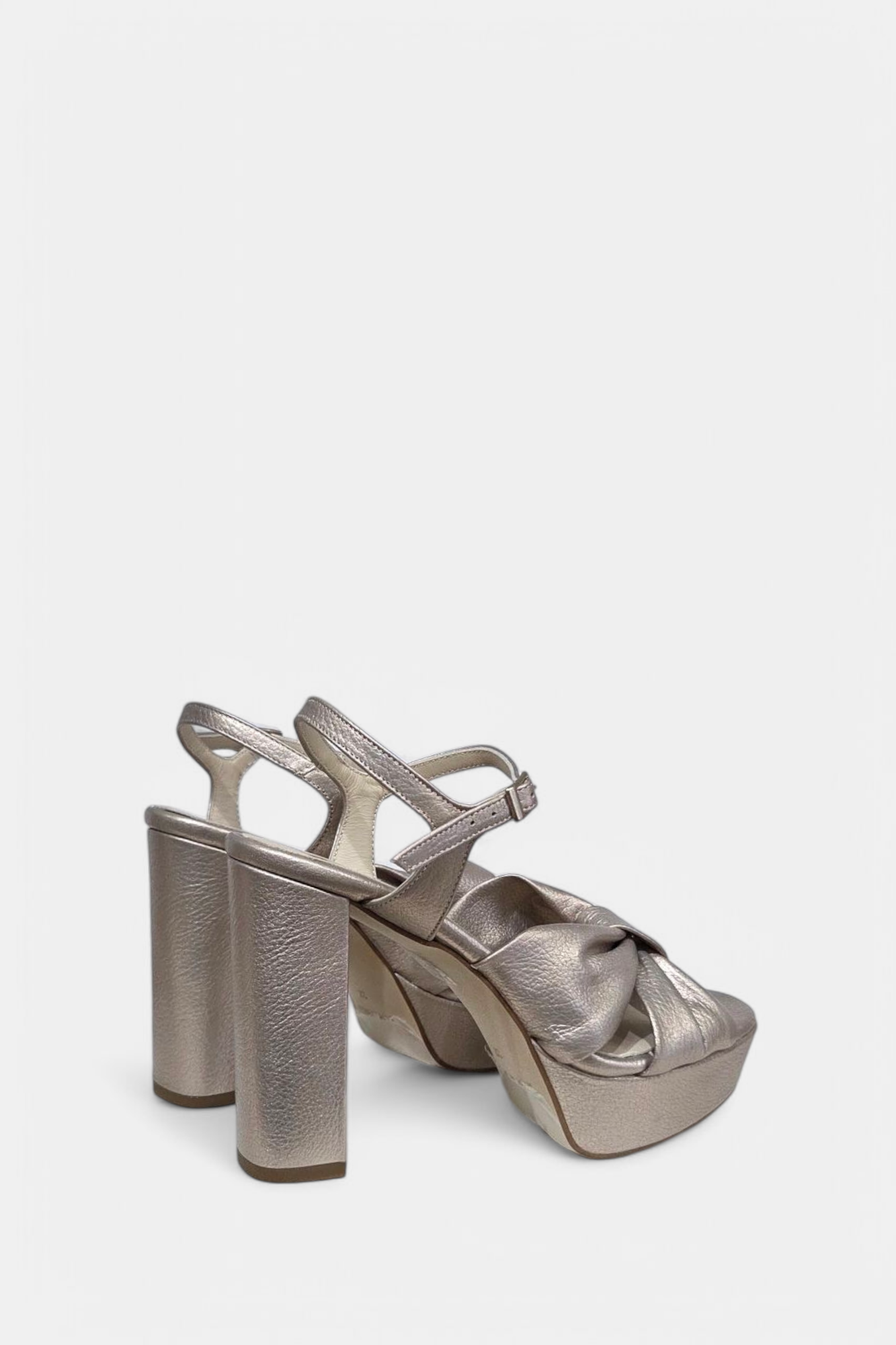 MARIAN 55201 CHAMPAGNE LEATHER PLATFORM HEELED SANDAL