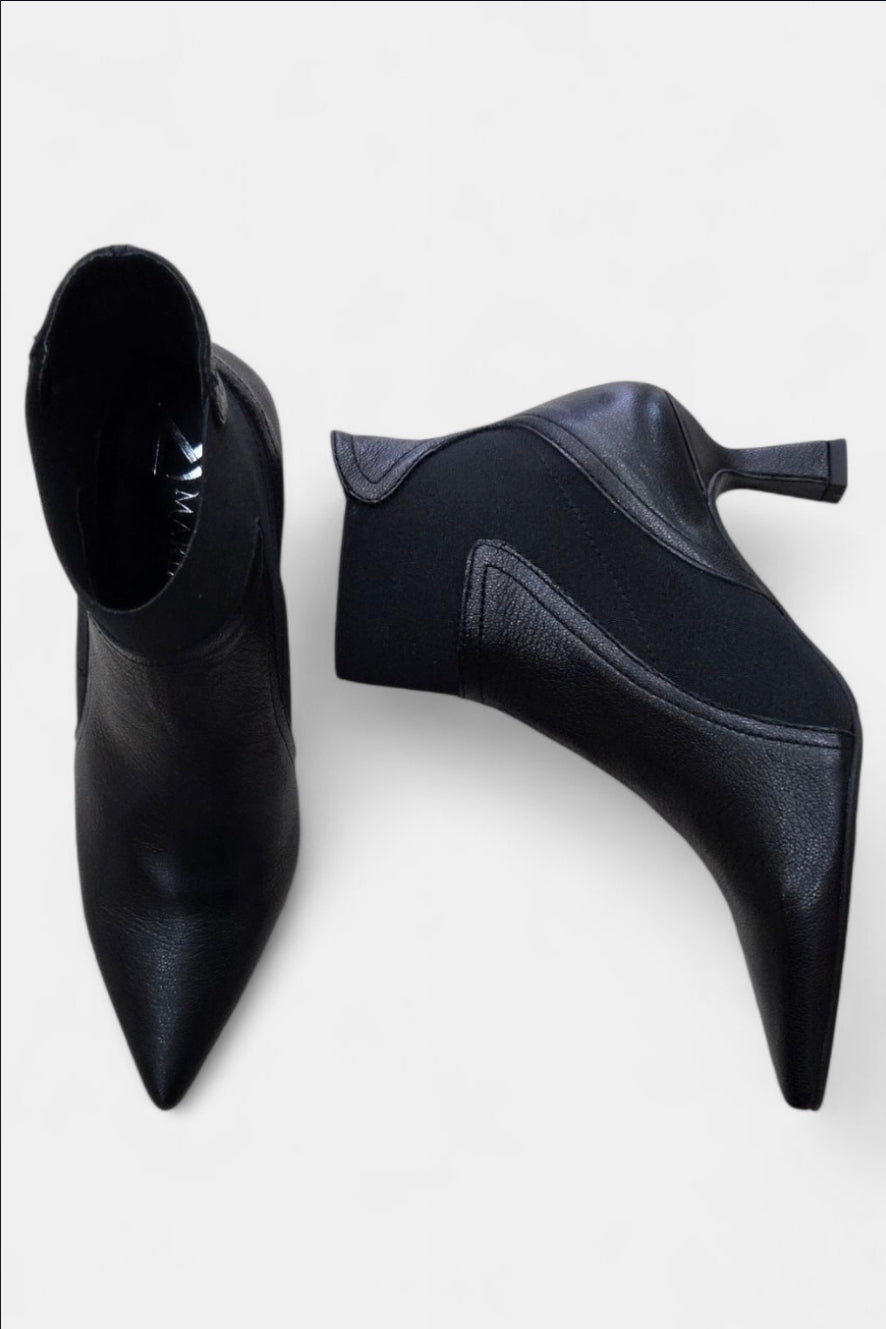 MARIAN 12303 BLACK LEATHER BOOT