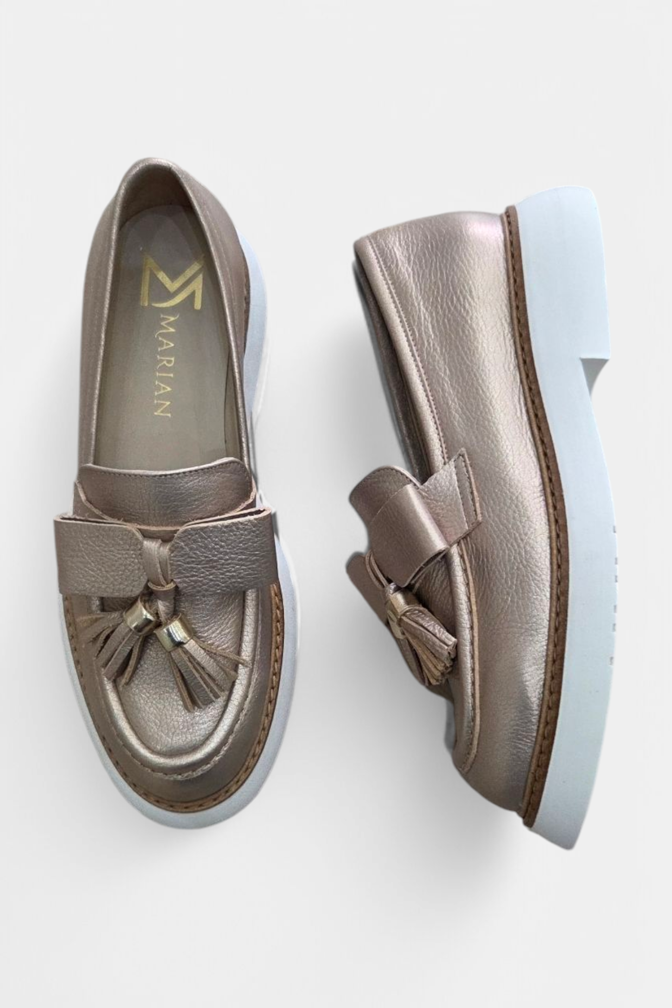 MARIAN 9206 CHAMPAGNE LEATHER LOAFER
