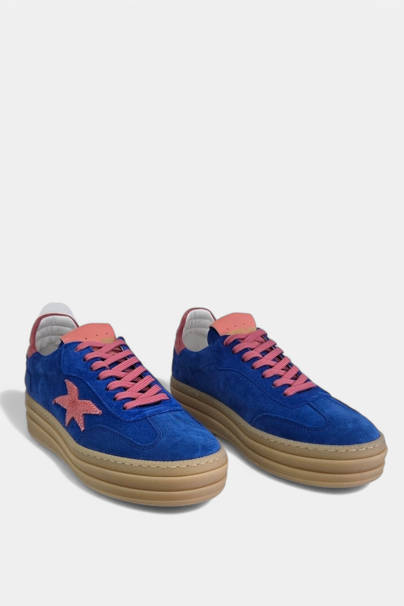 MELINE BLUE SUEDE TRAINERS