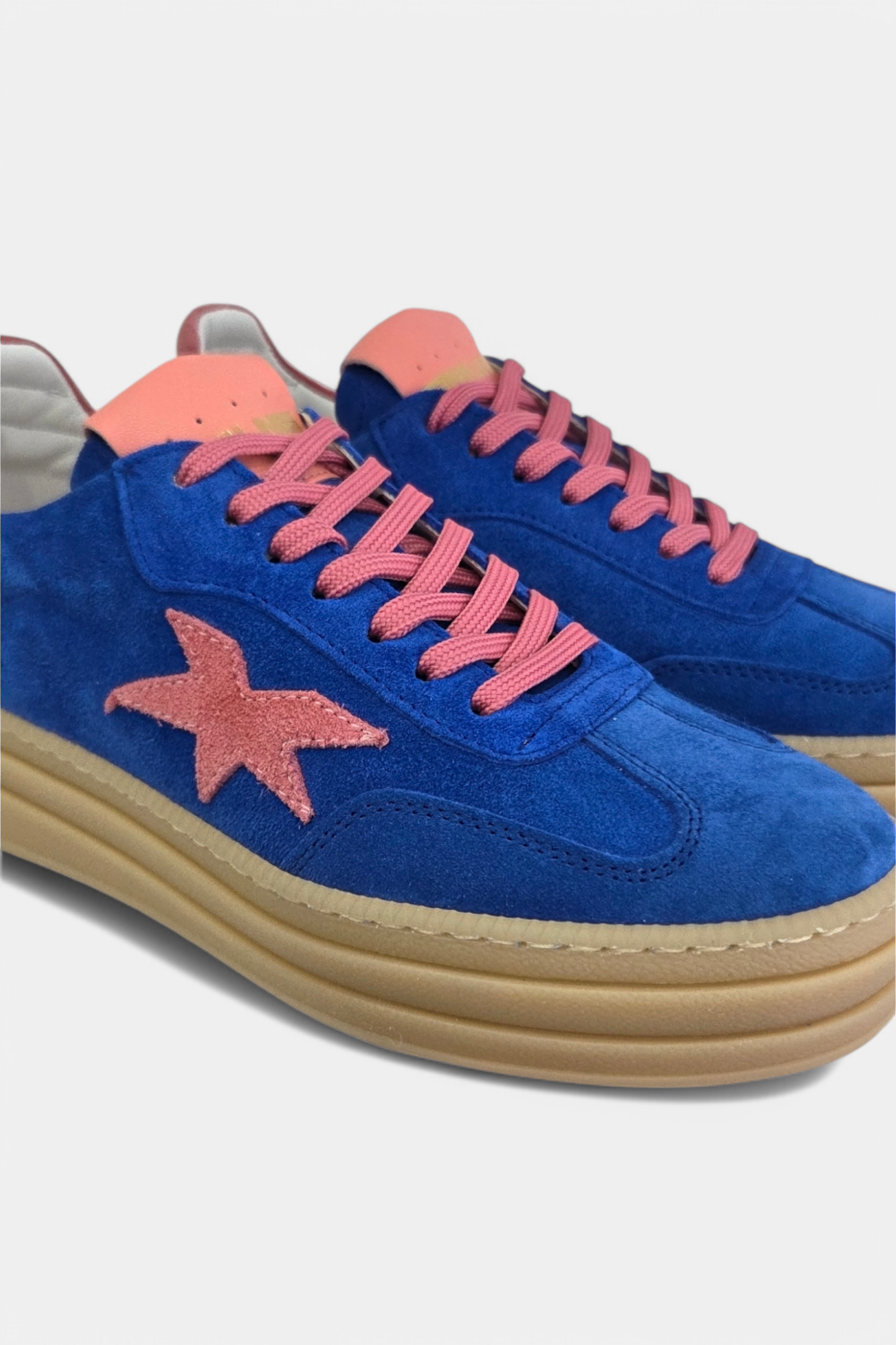 MELINE BLUE SUEDE TRAINERS