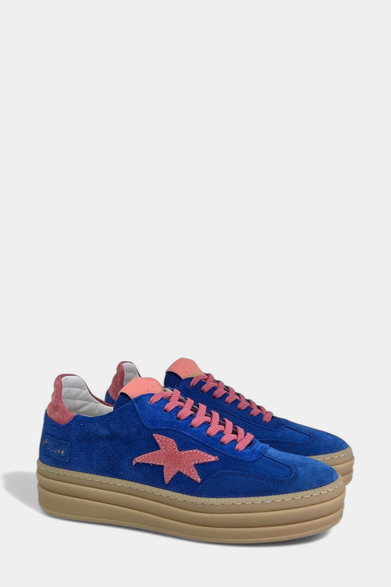 MELINE BLUE SUEDE TRAINERS