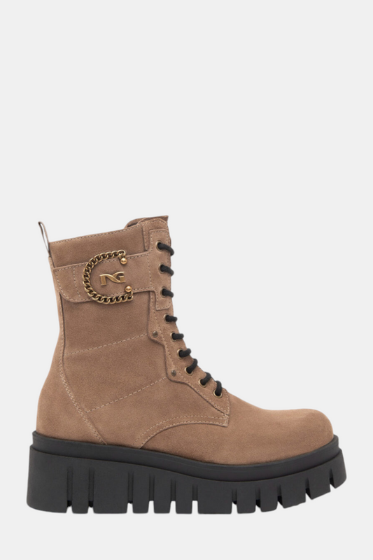 NEROGIARDINI 411921 BEIGE SUEDE BOOT