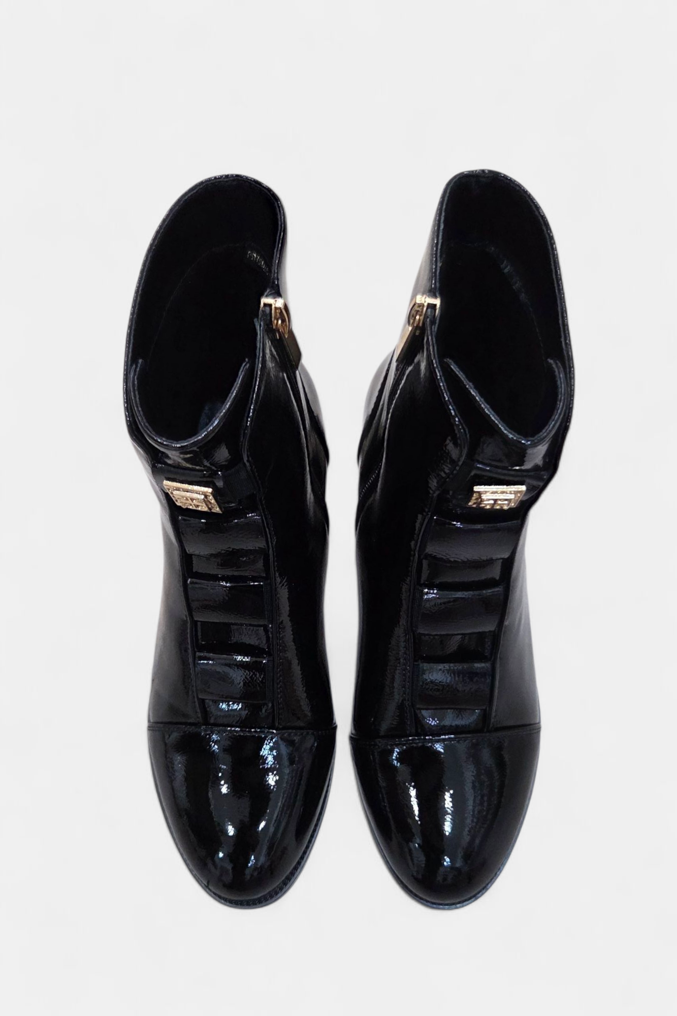 PATRIZIO COMO LIEGANES BLACK PATENT BOOT