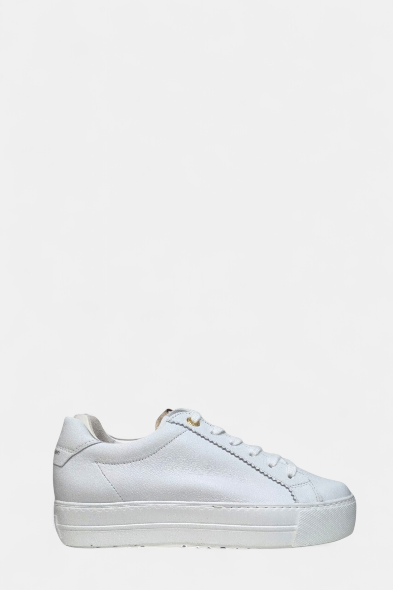 PAUL GREEN 5241 WHITE LEATHER TRAINER