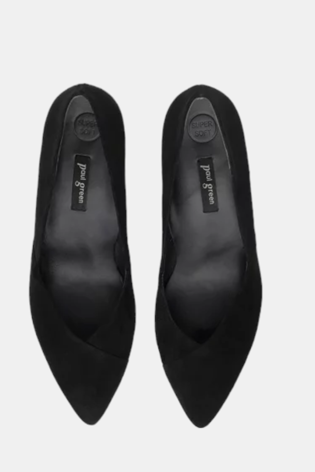 PAUL GREEN 3740 BLACK SUEDE HEEL