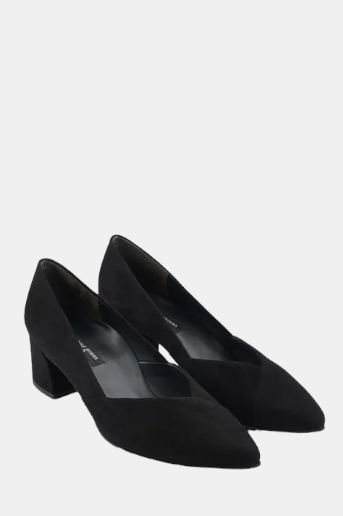 PAUL GREEN 3740 BLACK SUEDE HEEL