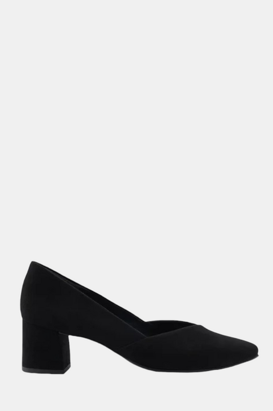 PAUL GREEN 3740 BLACK SUEDE HEEL