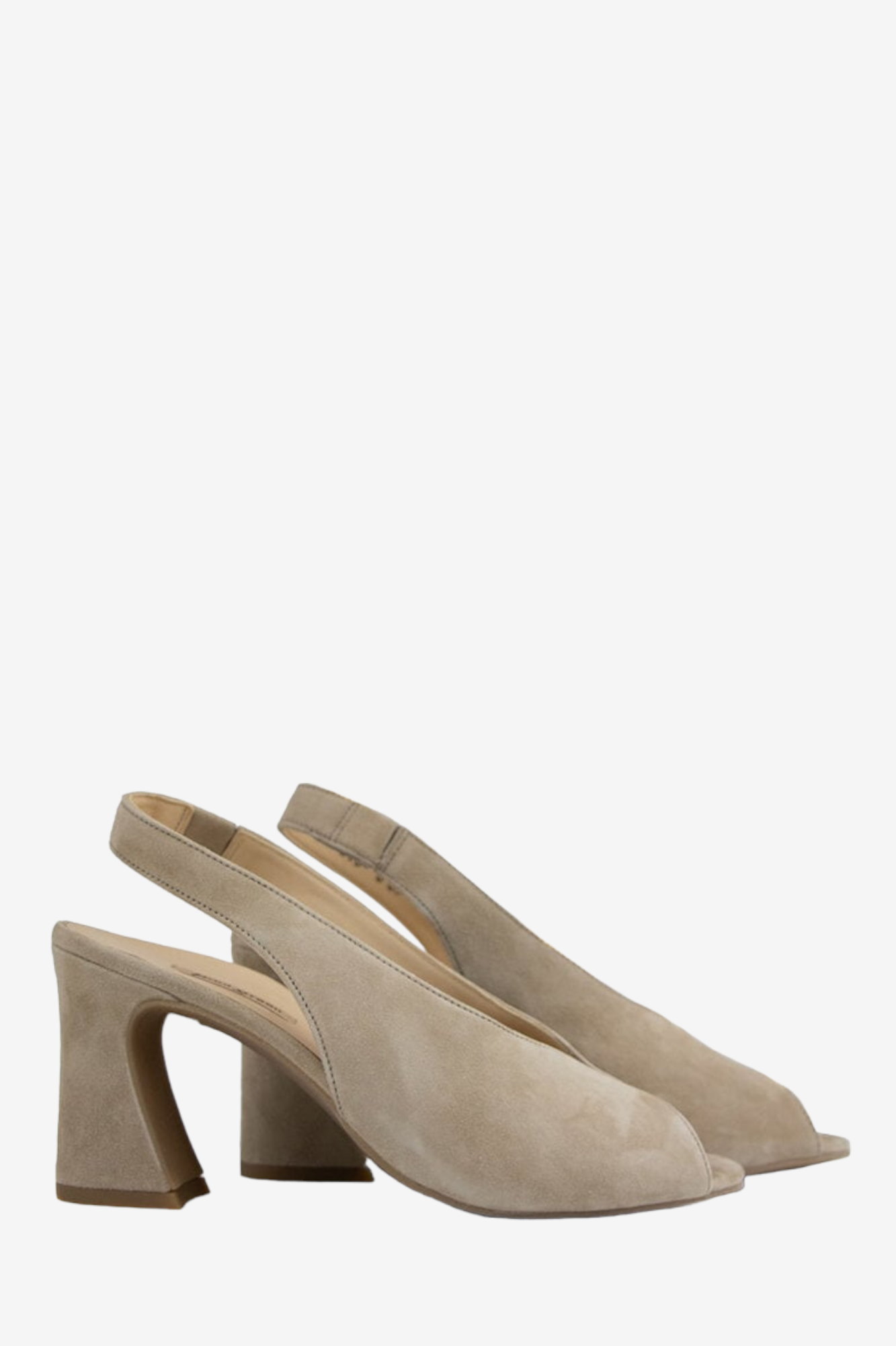 PAUL GREEN 6038 BEIGE SUEDE HEELS