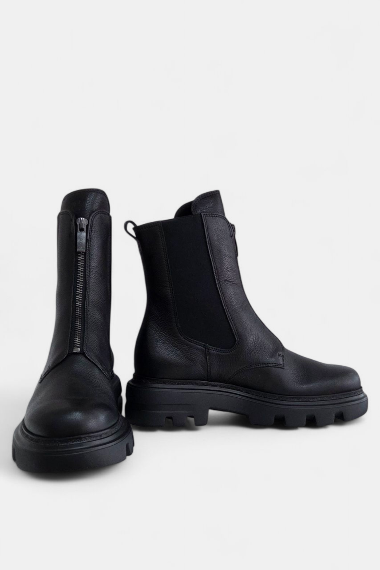 PAUL GREEN 8287 BLACK LEATHER BOOT