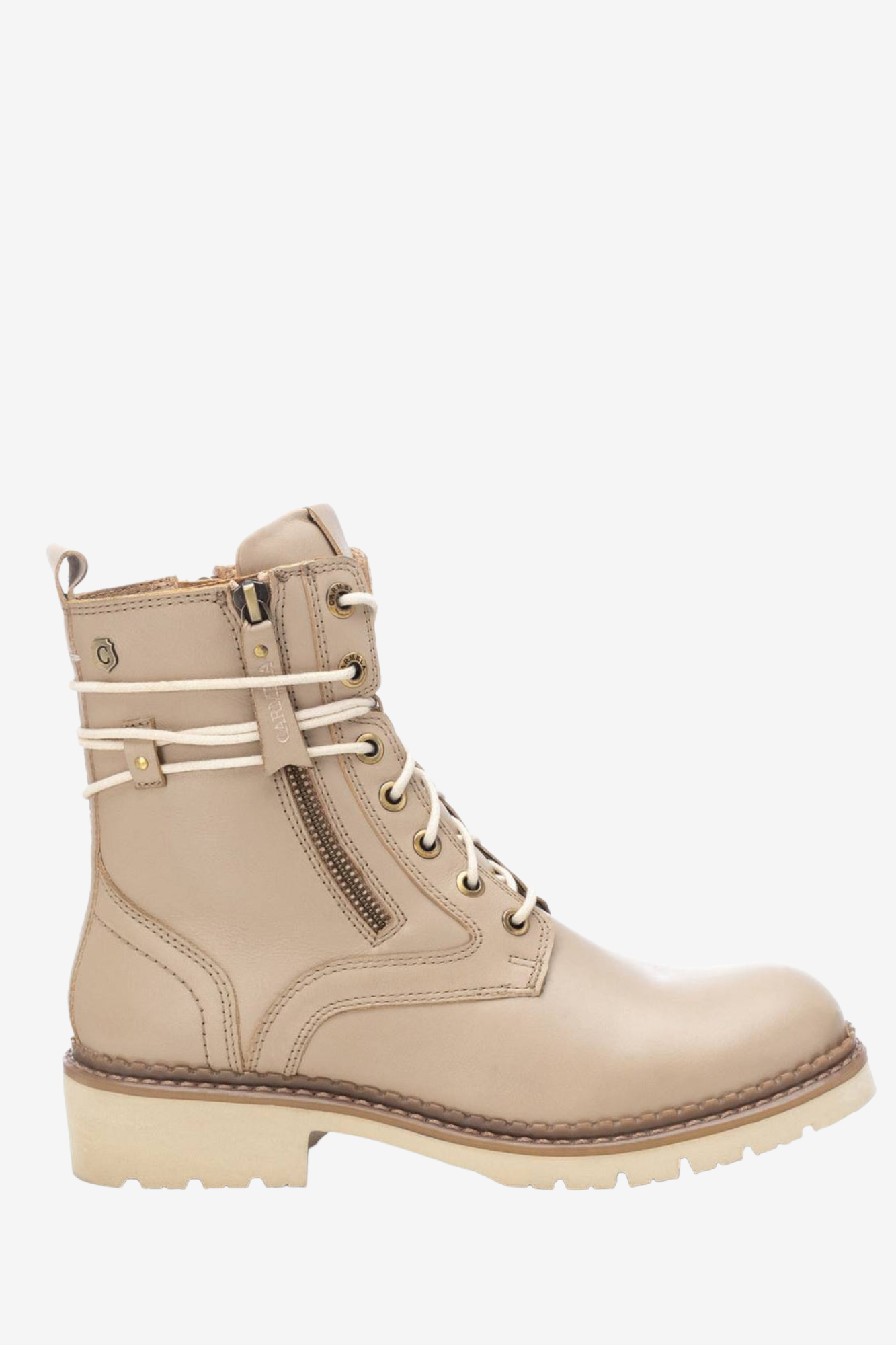 CARMELA 161028 TAUPE LEATHER BOOT
