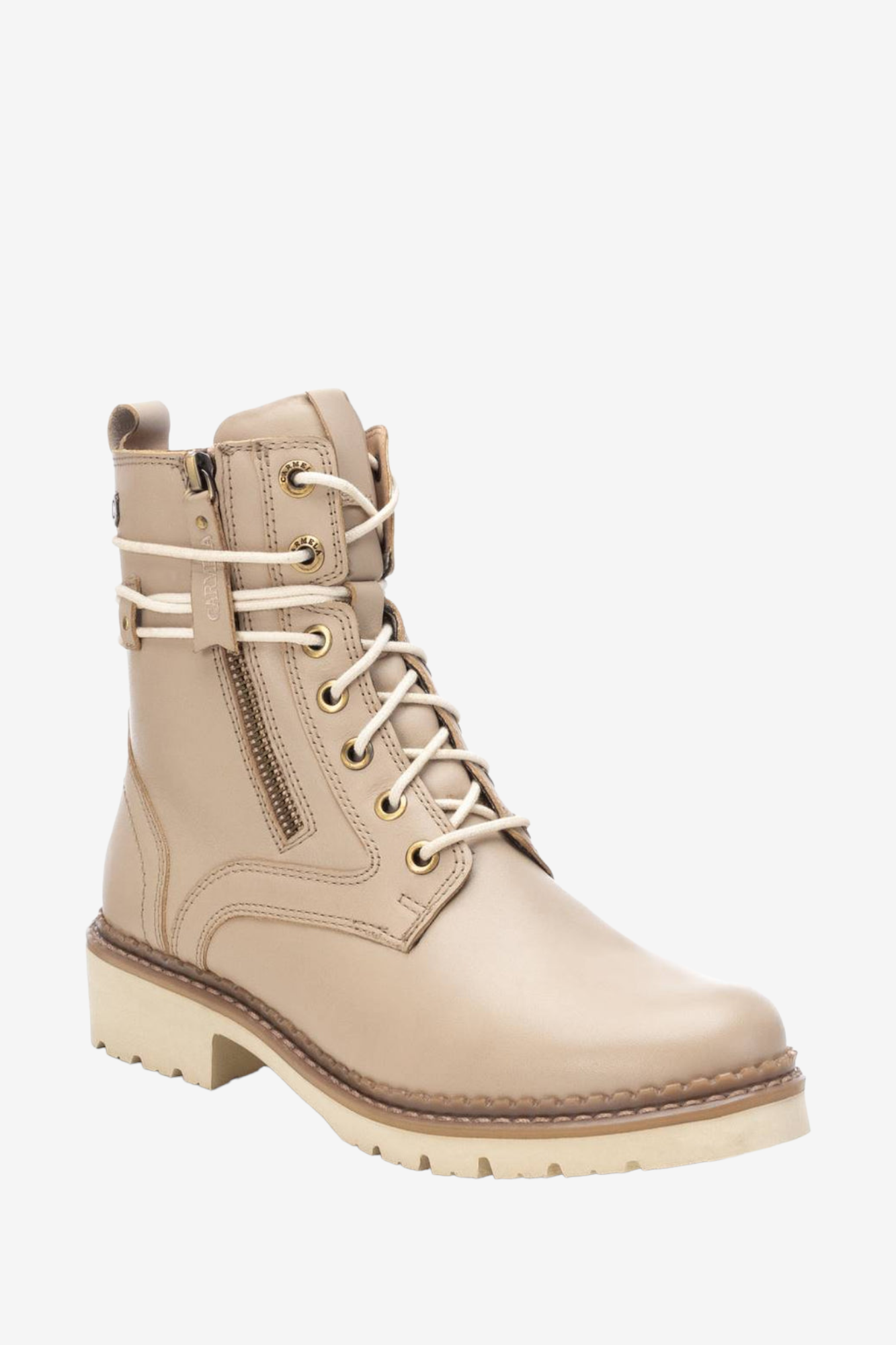CARMELA 161028 TAUPE LEATHER BOOT