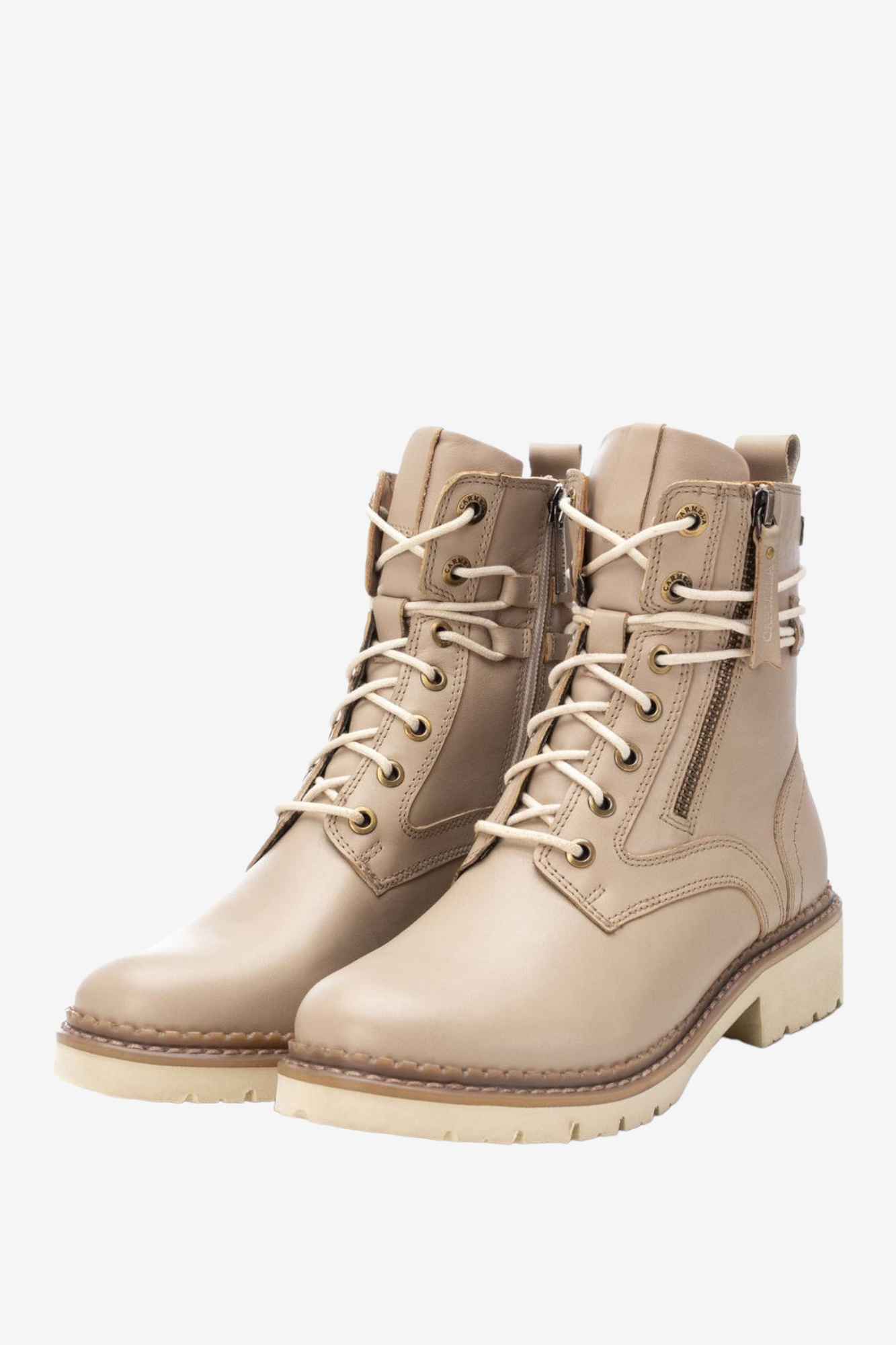 CARMELA 161028 TAUPE LEATHER BOOT