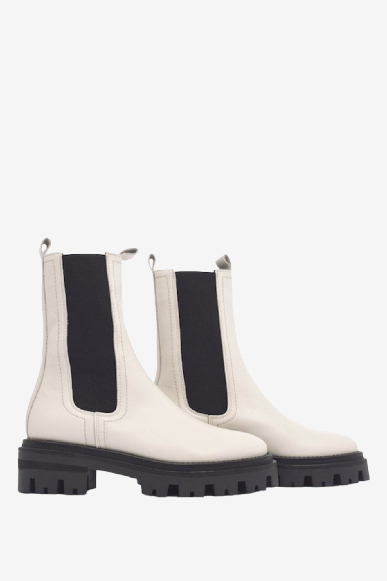 ALPE 2451 WHITE LEATHER CHELSEA BOOT