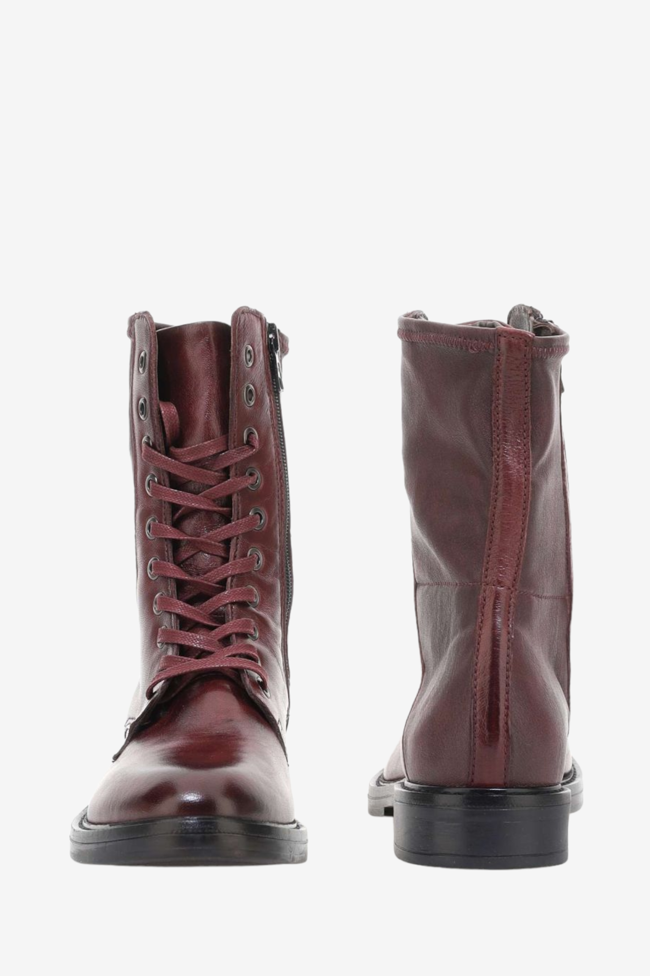 MJUS 81201 BURGUNDY LEATHER BOOT