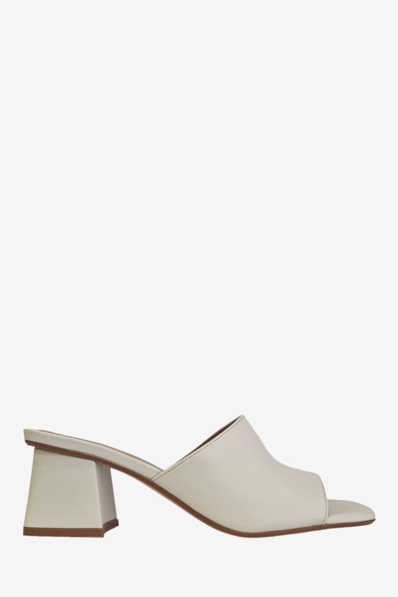 LODI MIL4291 COTTON OFF WHITE HEELED MULE