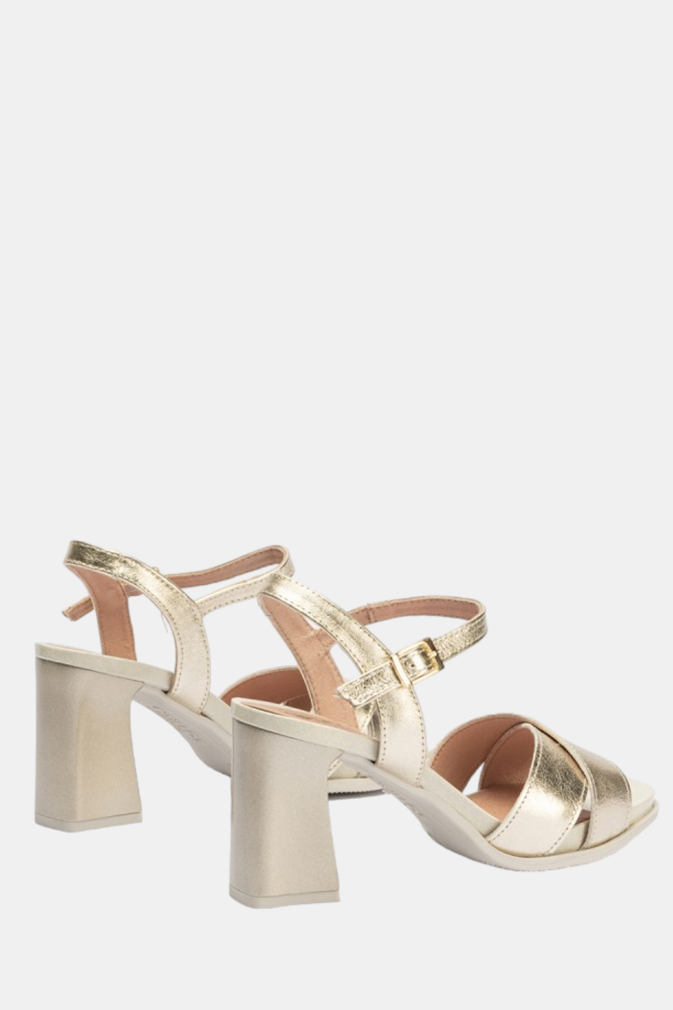 PITILLOS 5700 GOLD LEATHER HEELED SANDAL